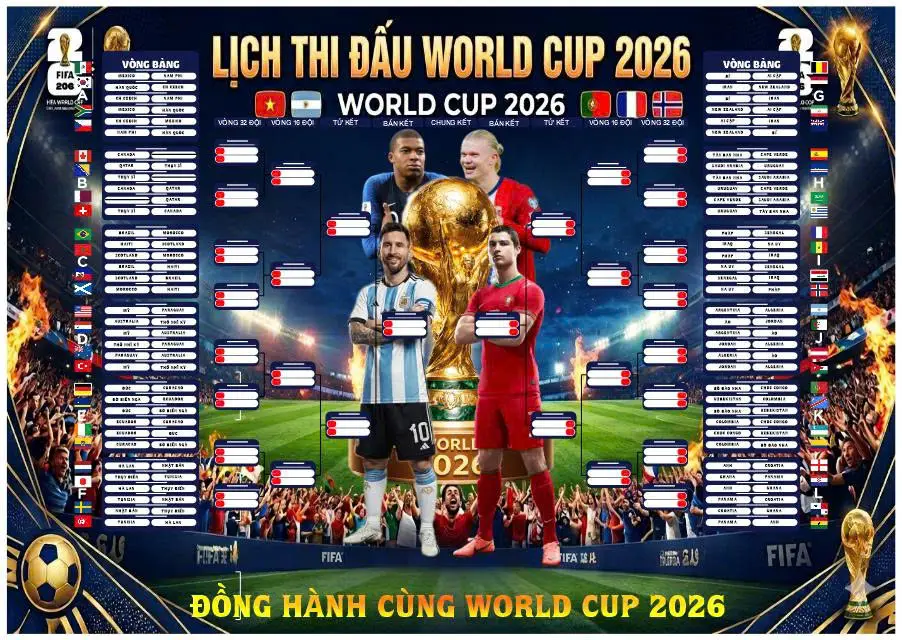 OK9: Lịch World Cup 2026 giờ Việt Nam & VTV trực tiếp 8 OK9: Lịch World Cup 2026 giờ Việt Nam & VTV trực tiếp